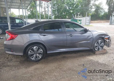 2018 Honda Civic Ex-T from USA, damaged, VIN JHMFC1F37JX041547